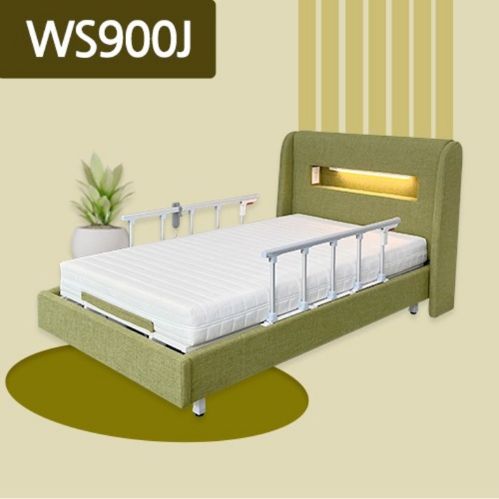 가정에서 사용하는 의료용 모션침대 우성모션베드 (WS900J) 싱글, 매트리스 두께 15cm(기본옵션), 헤드 사용 안함