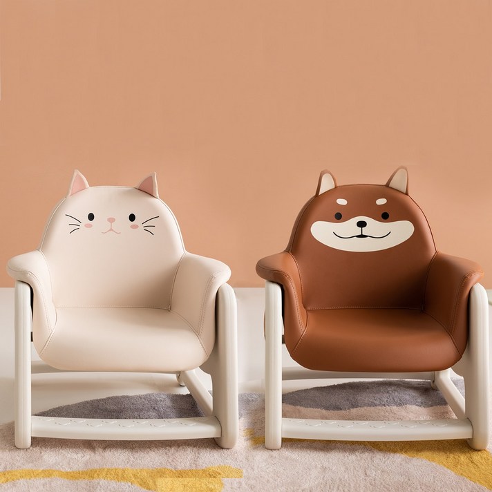 리바트 뚜뚜 높이조절 아이 의자 (강아지 고양이), 고양이