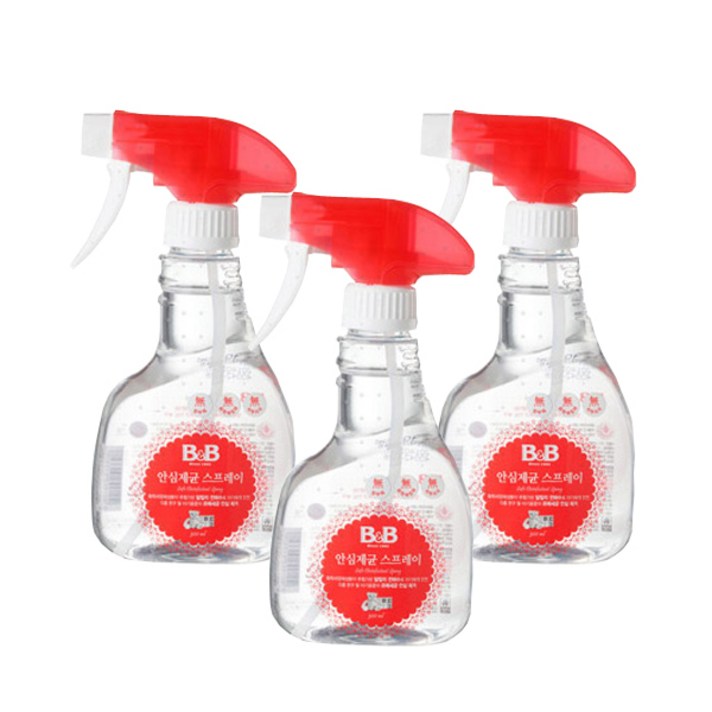 비앤비 안심 제균스프레이 용기형, 300ml, 3개