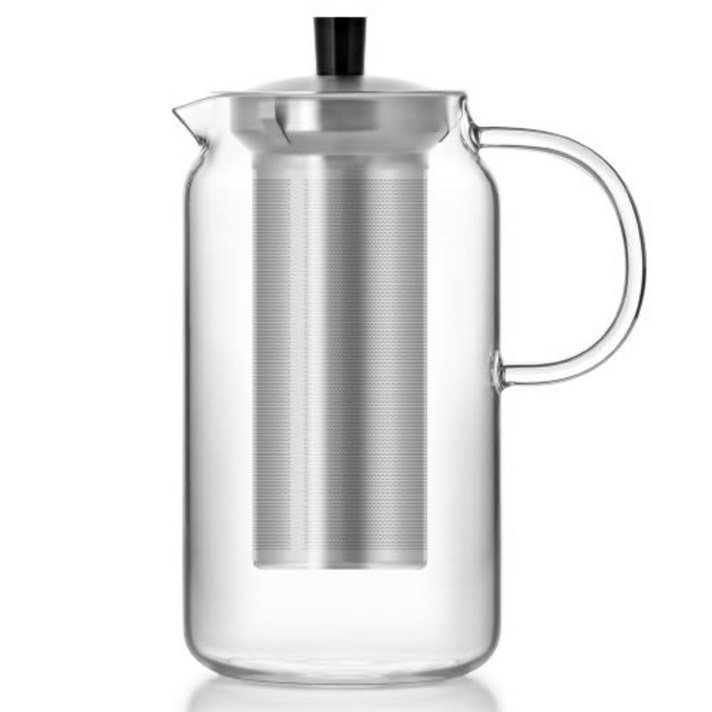 사마글라스 내열유리 티포트 S046, 혼합 색상, 1200ml