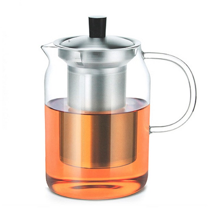 사마글라스 내열유리 티포트 S053, 혼합 색상, 900ml