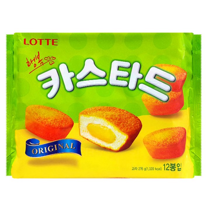롯데 카스타드 오리지널 8봉(1박스), 276g, 8봉