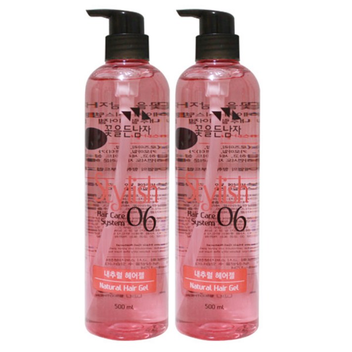 꽃을든남자 헤어케어 시스템 내추럴 헤어젤, 2개, 500ml