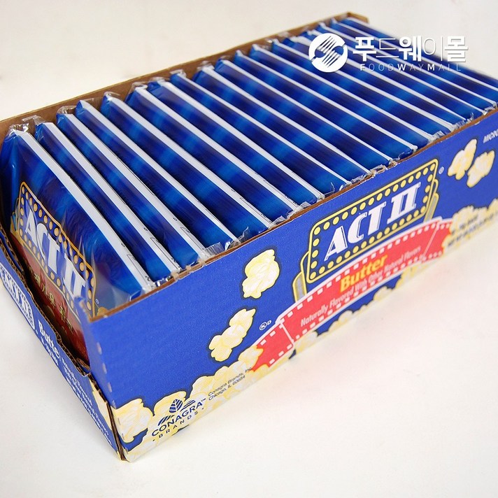 액트투 팝콘 버터맛, 78g, 18개입