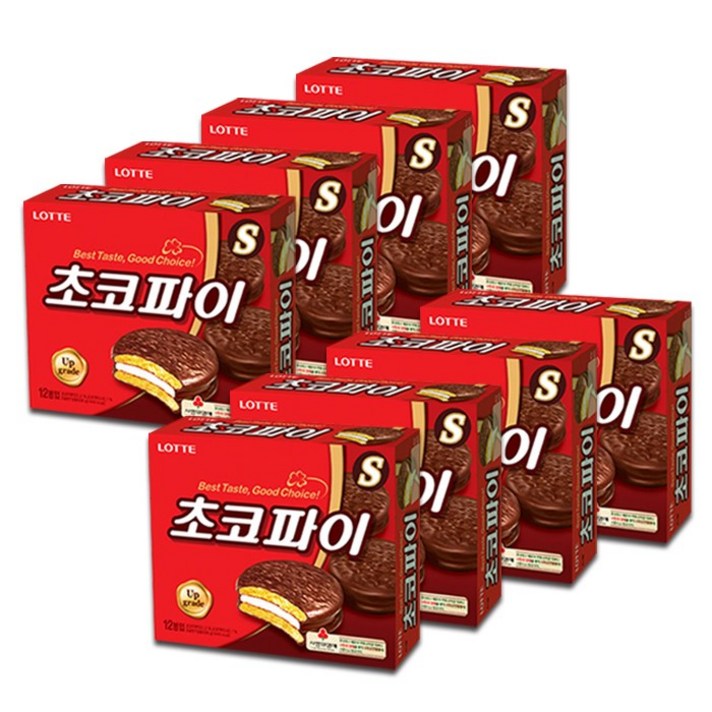 롯데 초코파이, 8개, 336g