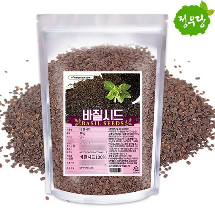 정우당 바질씨드, 1kg, 1개