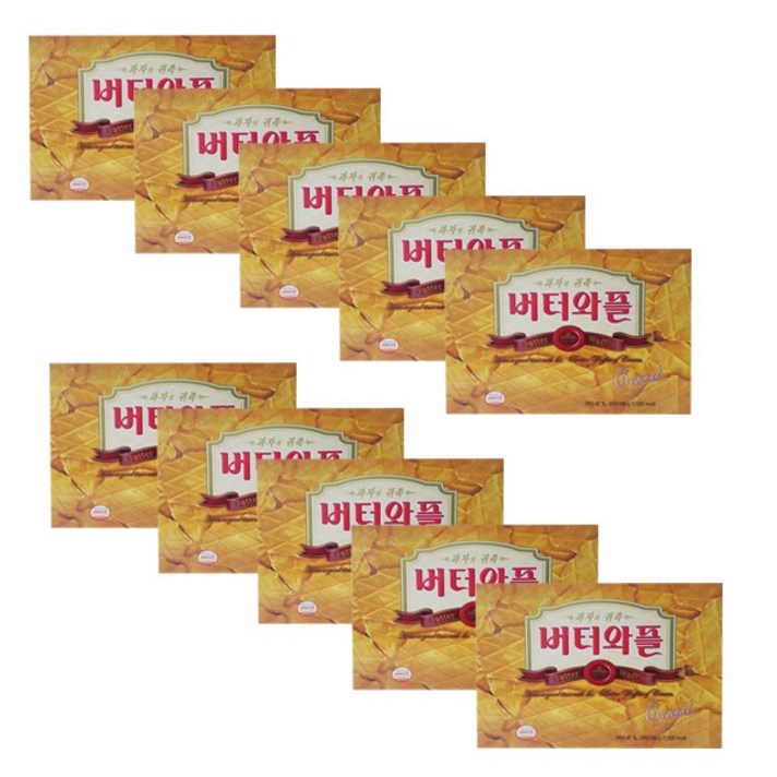 크라운제과 버터와플, 316g, 10개