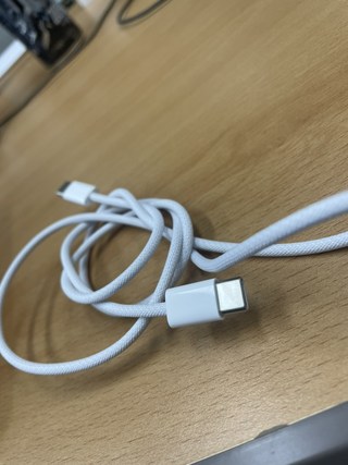 Apple 정품 충전 케이블 우븐디자인 USB-C 1m, 화이트, 1개 이미지