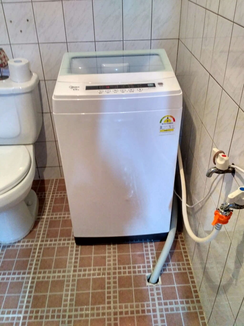 미디어 전자동 세탁기 W-1 자가설치