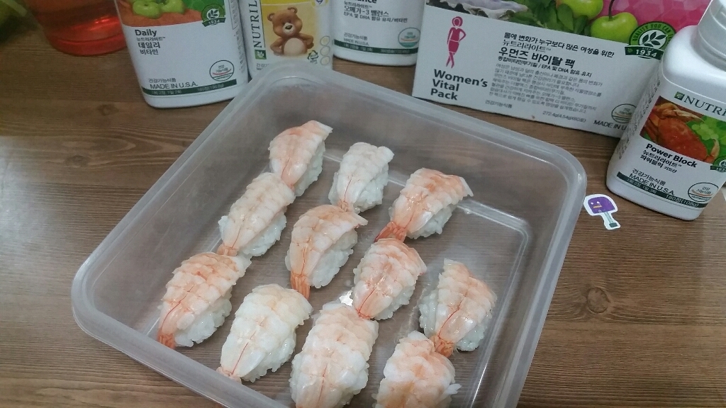 푸드마을 날치알 골드 레드 초연어 연어 초밥재료 리뷰후기