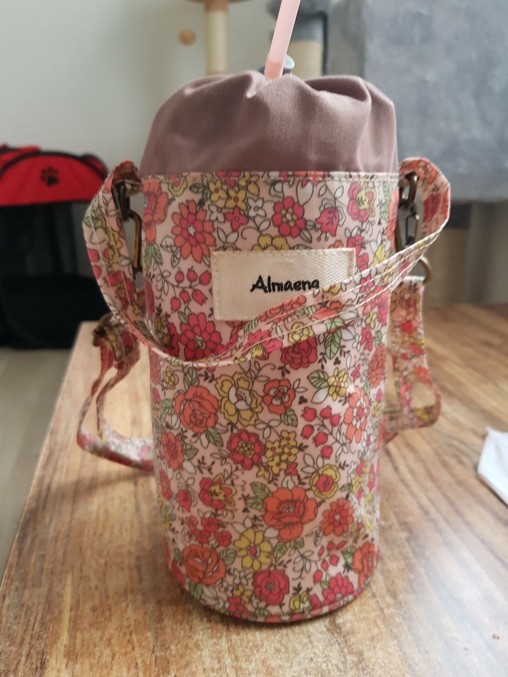 알맹 보온보냉 파우치 플라워 ACB08