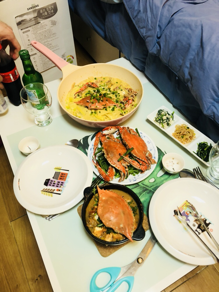 장안씨푸드 국내산 급냉 냉동 알배기 암꽃게 일키로 4마리내외