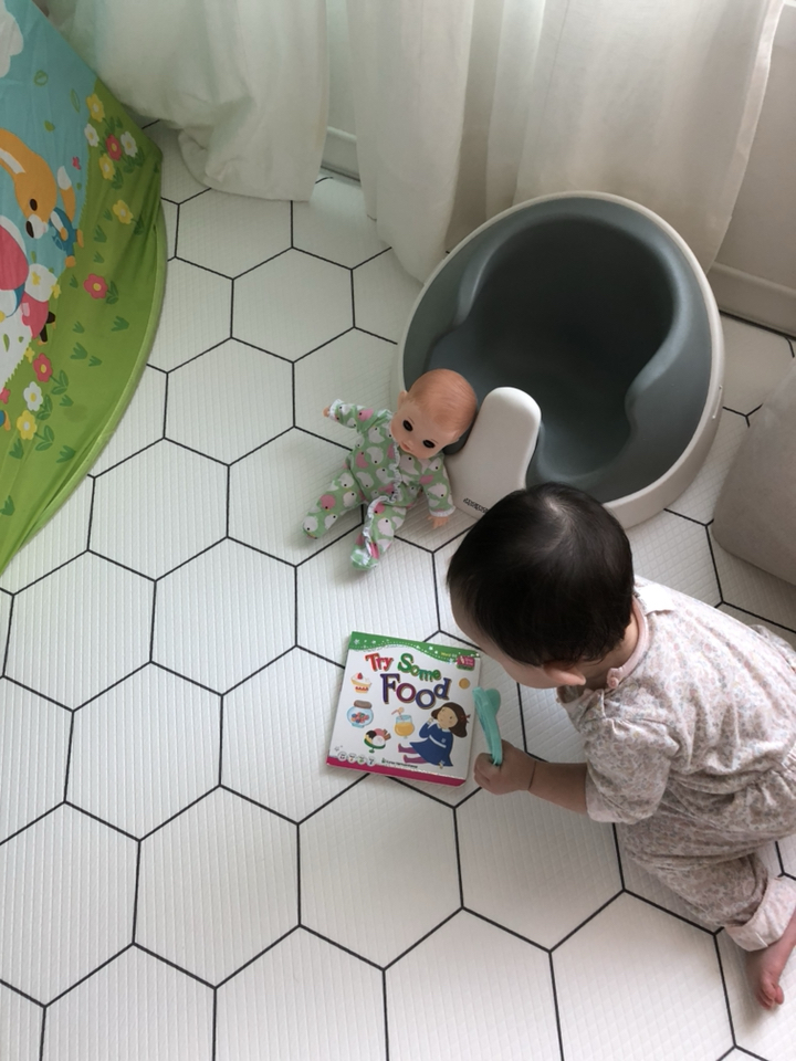 데코뷰 모던 헥사곤 양면쿠션 놀이방매트