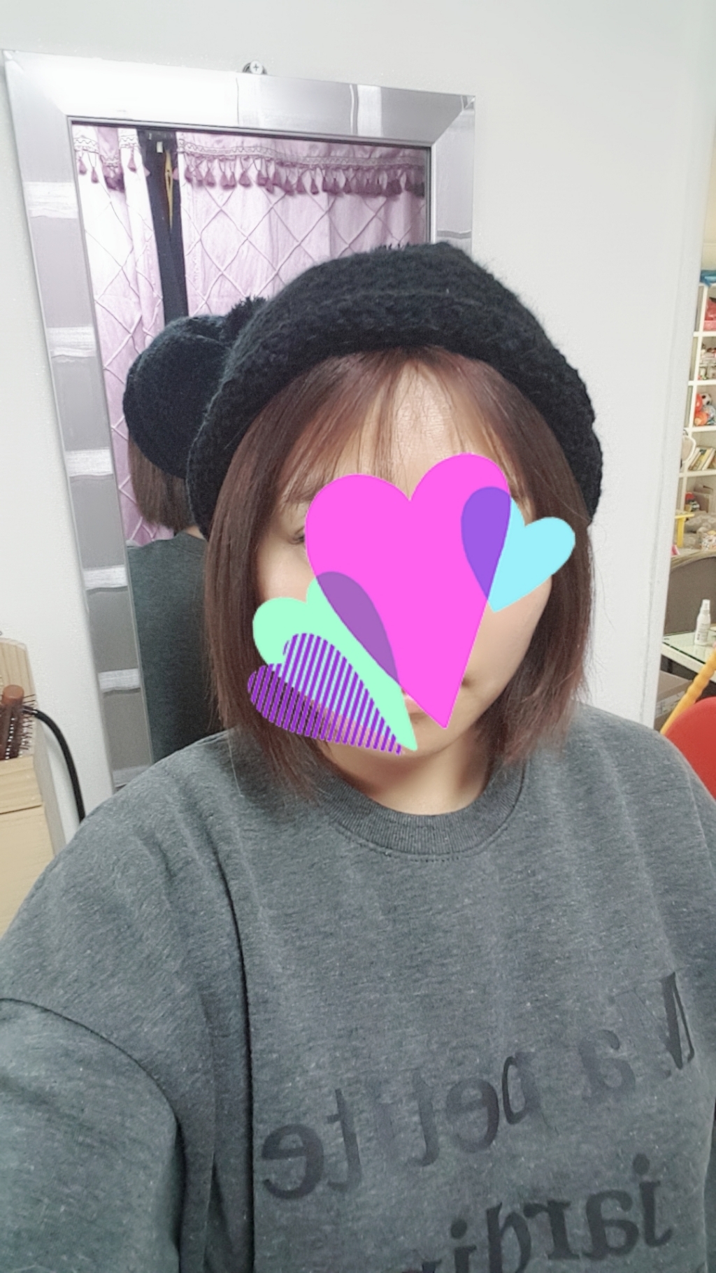 웨스트무브 남녀공용 털방울 니트 털모자 비니