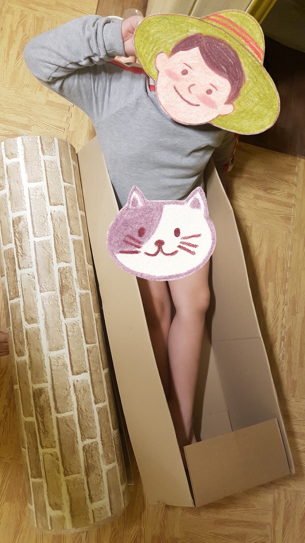 데코리아 단열벽지 돌담길