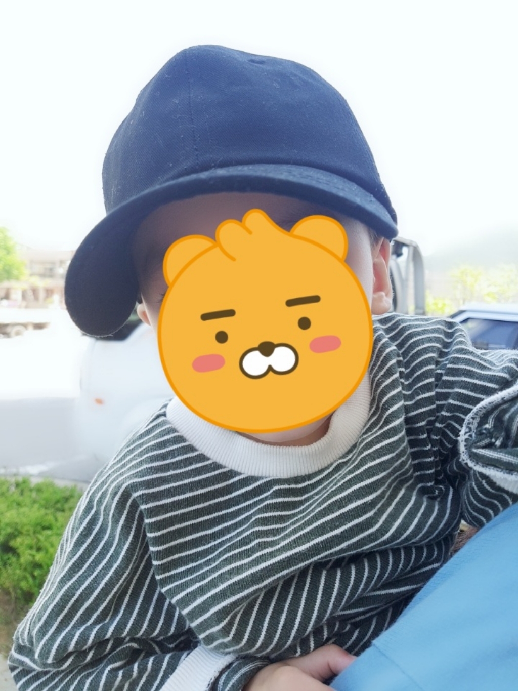 무슈 유아용 심플 코튼 야구캡
