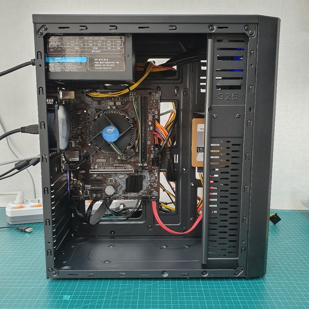 에너지옵티머스 600W 파워서플라이 리뷰후기