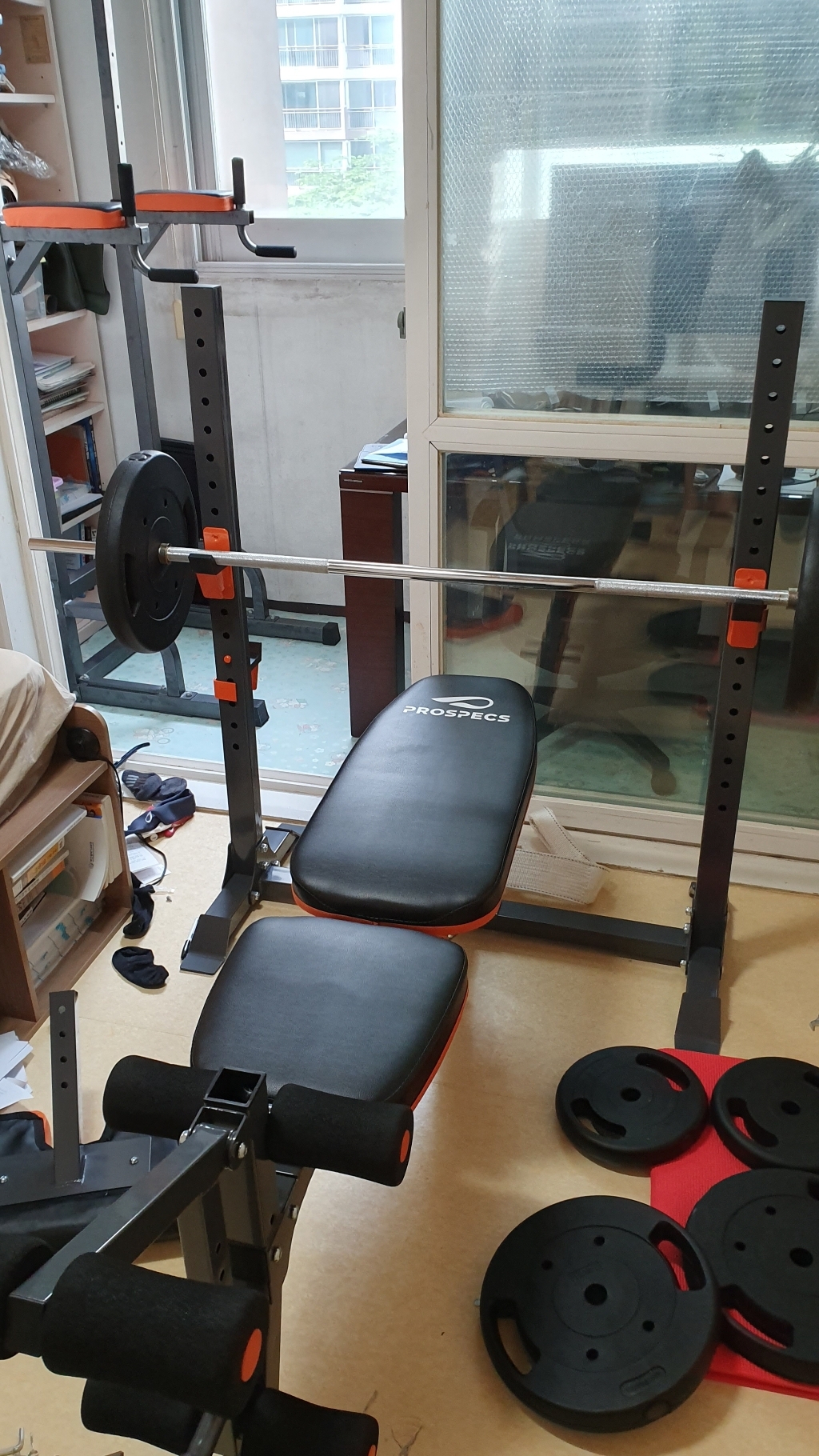 [프로스펙스] 와이드 레그역기벤치 벤치프레스 홈트