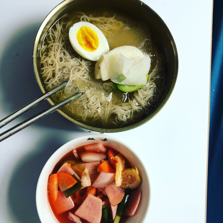 메밀 전통 평양냉면 한반도냉면 블랙 리뷰후기
