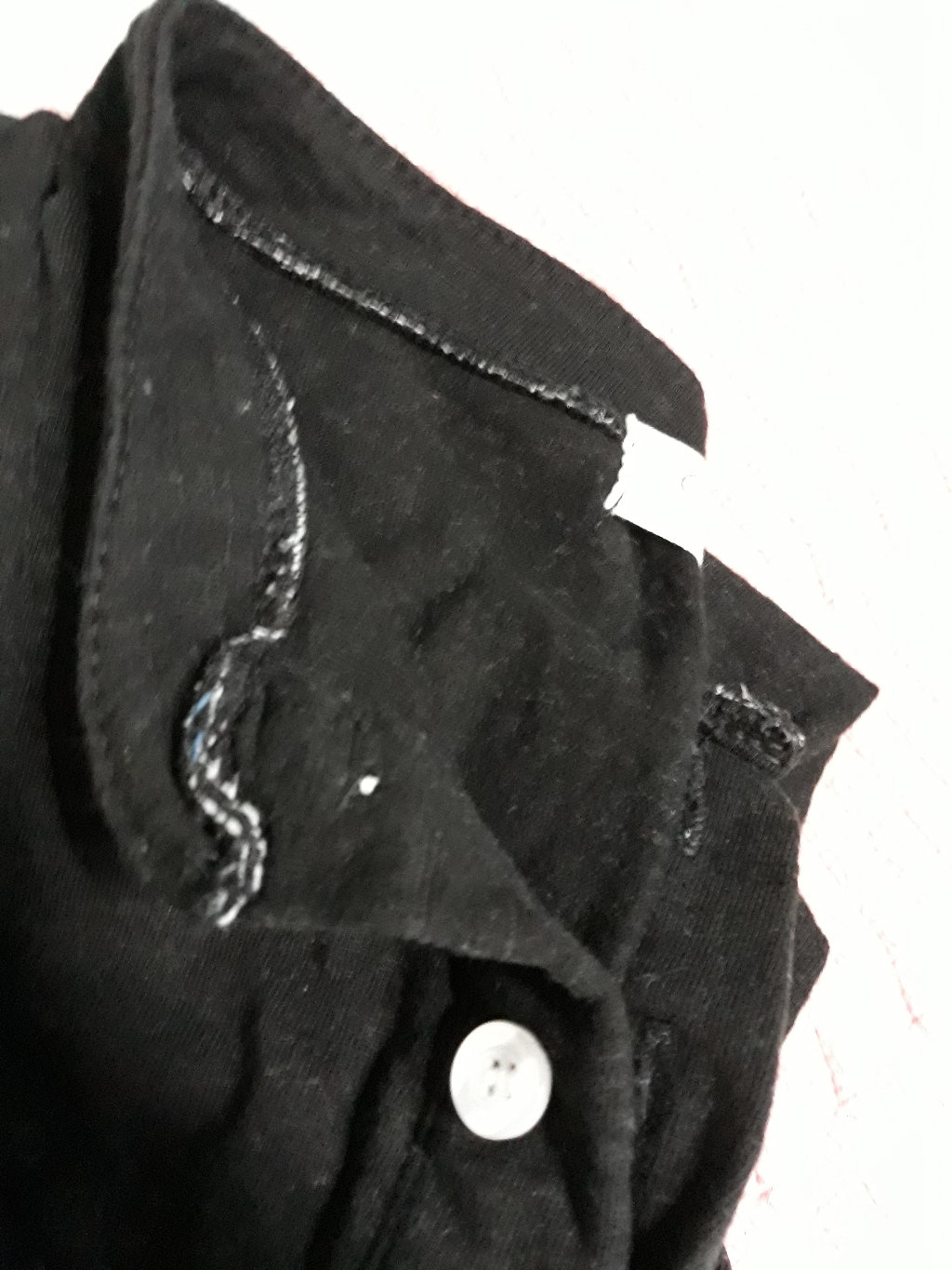 100130 여름용 슬라브 헨리넥 반팔 티셔츠