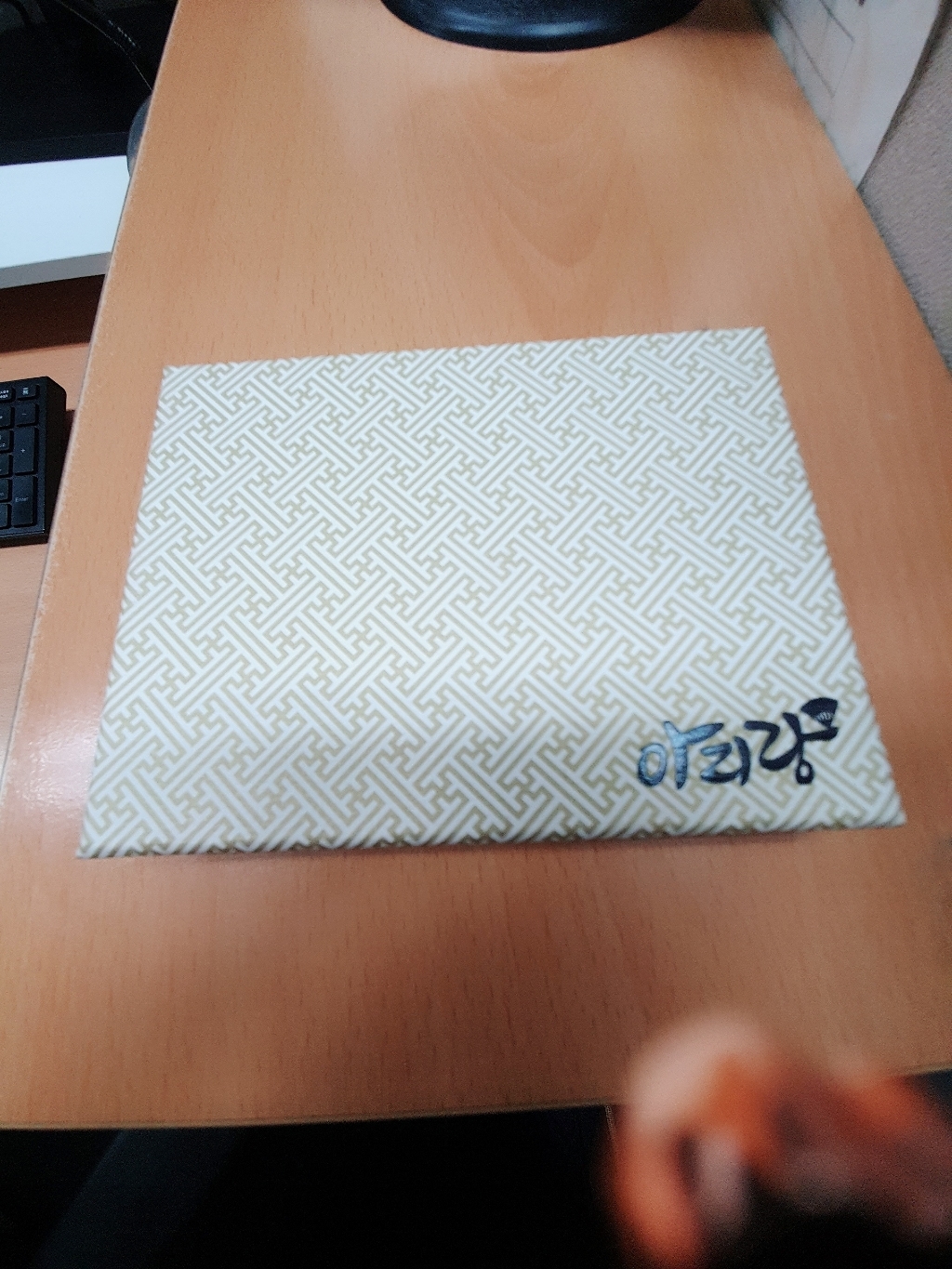 팔복상회 고급 자개 손거울 목단