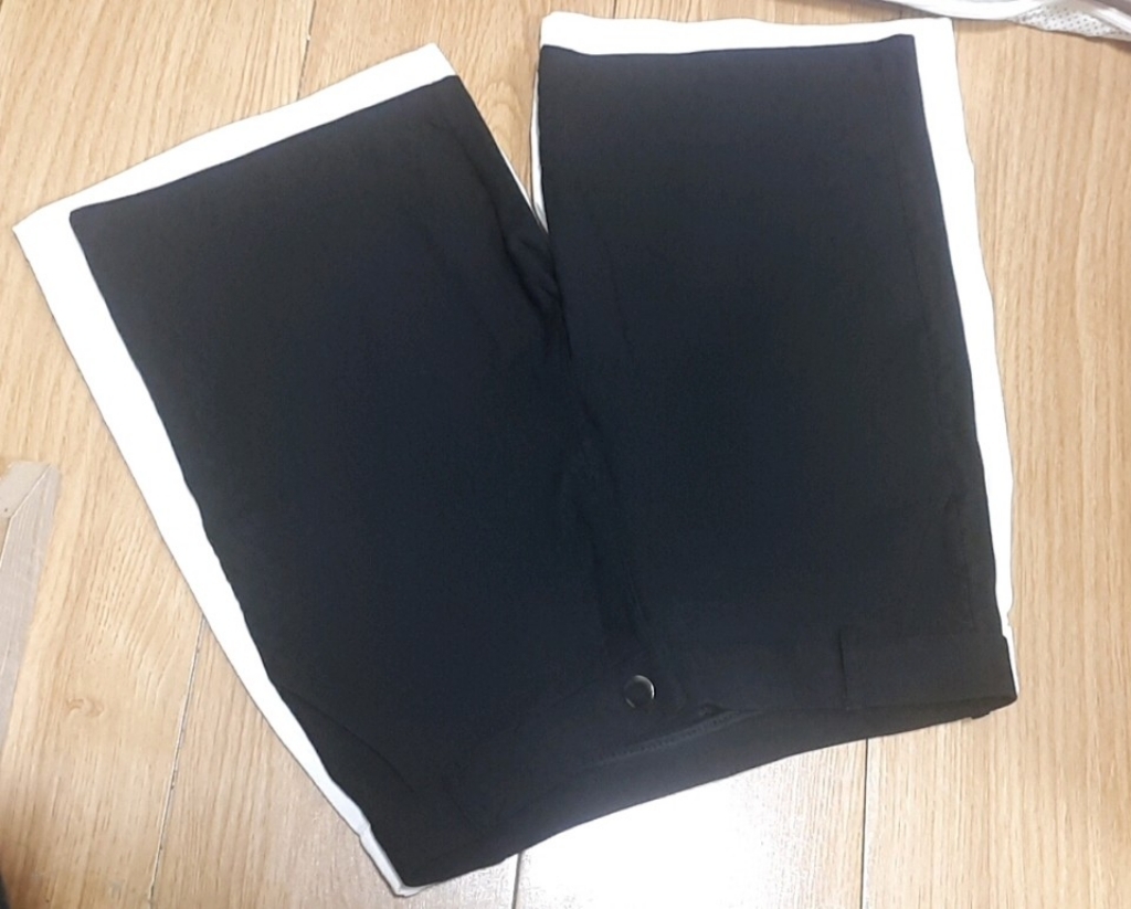 마이시즌 여성용 5부 쫀쫀 슬랙스팬츠