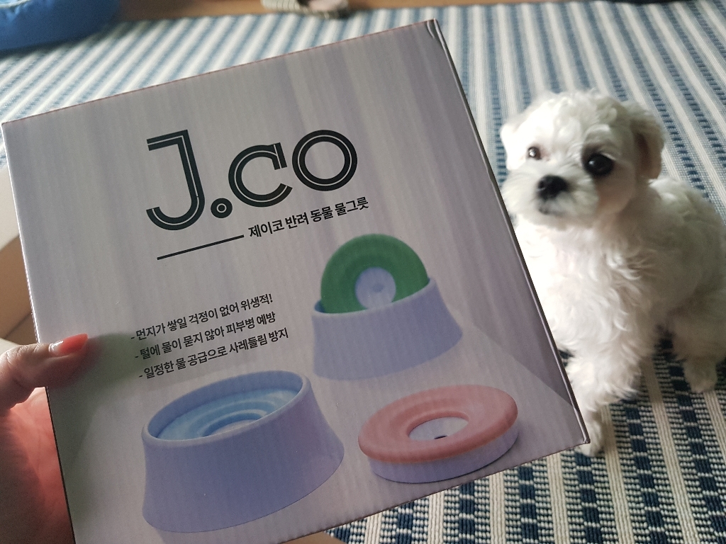 제이코 반려동물 강아지 고양이 물그릇 물통 부력급수대