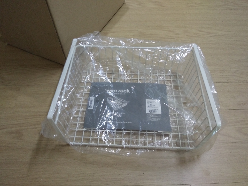 VIS 크림 공간선반와이어_