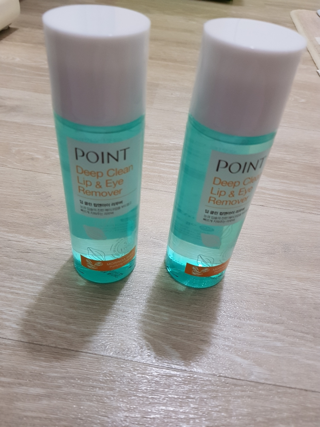 포인트 딥클린 립앤아이 리무버, 140ml, 2개