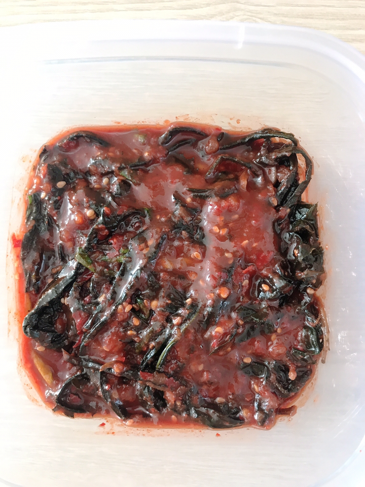 웅순네김치 고들빼기 리뷰 후기
