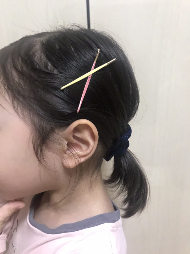 이쁨달다 골드 실핀