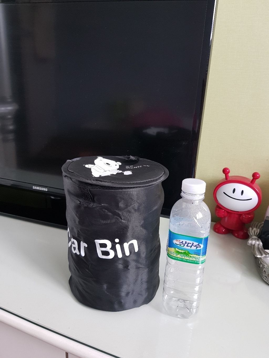 가우스 차량용 휴지통 블랙