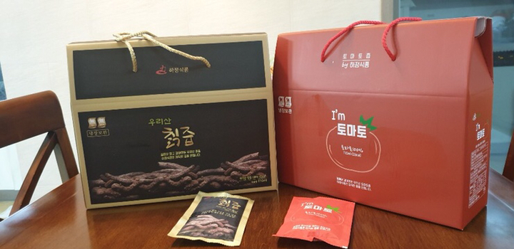 통째로 갈아만든 국내산 토마토즙 무첨가 착즙 하정식품 리뷰후기