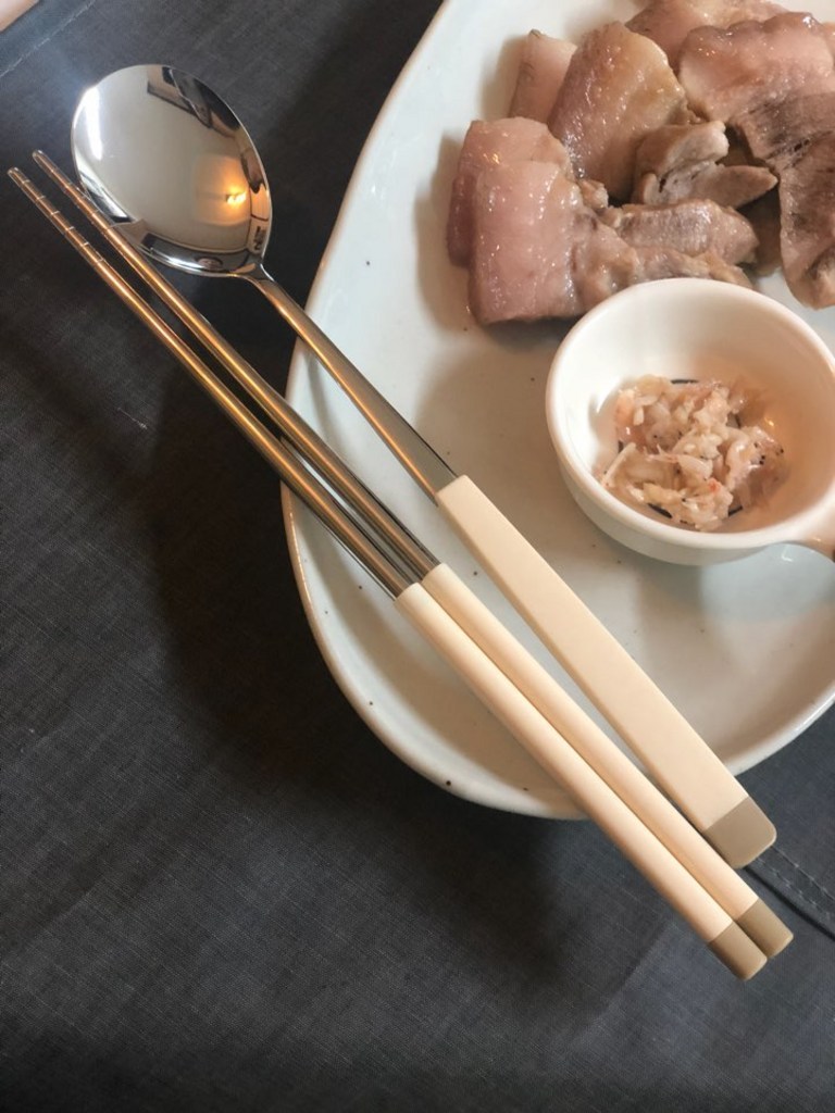 보네르 수저 2인 크림 브라운