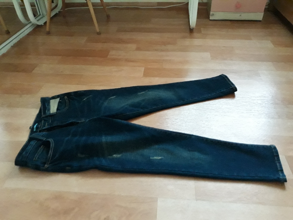 진마니아 위빙기모 블루 스티치 여자 여성 스판 배기청바지 WJM-903 리뷰후기