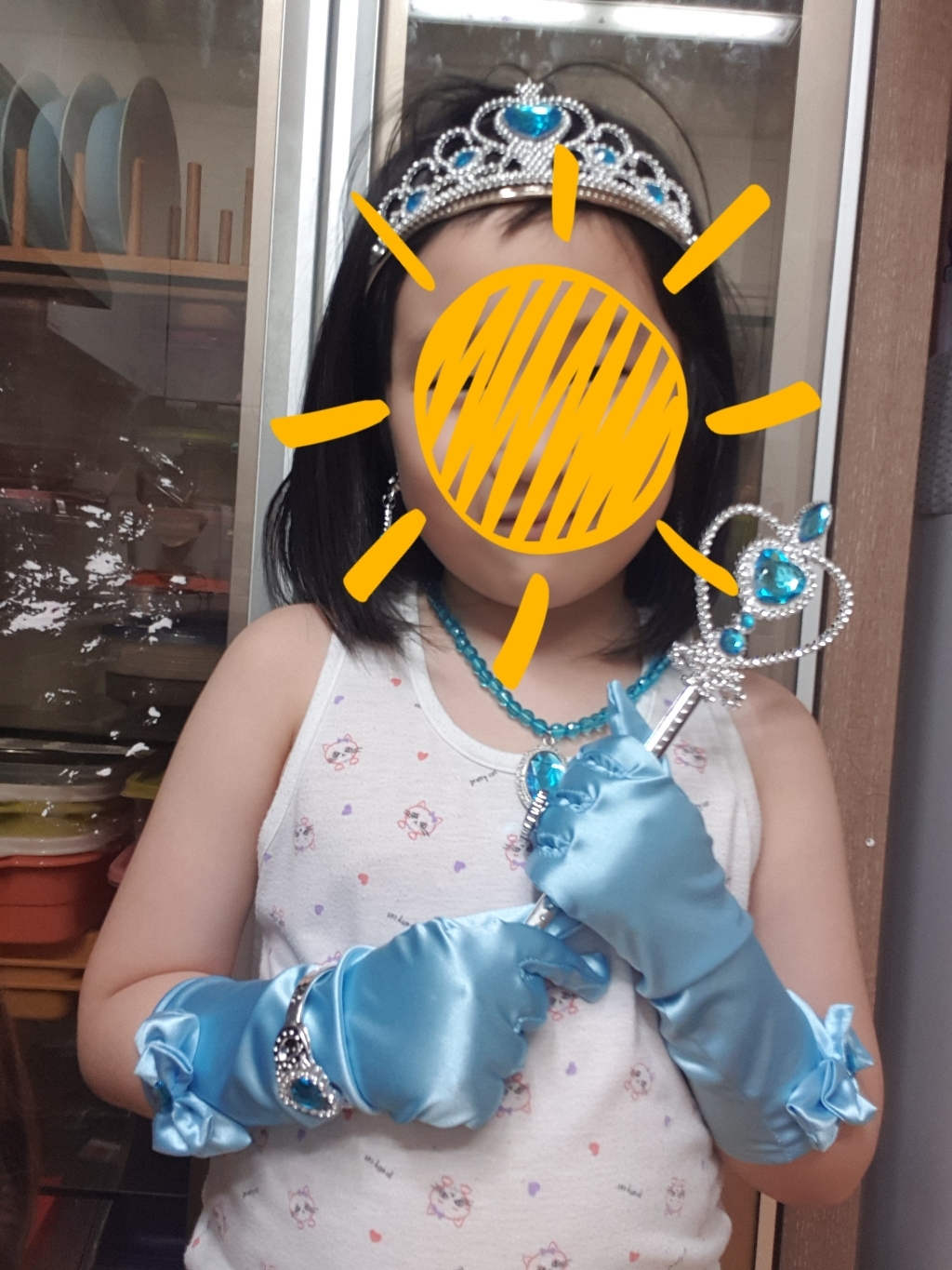 캐보트 여아 엘사 라푼젤 공주 7종 다양한 악세사리