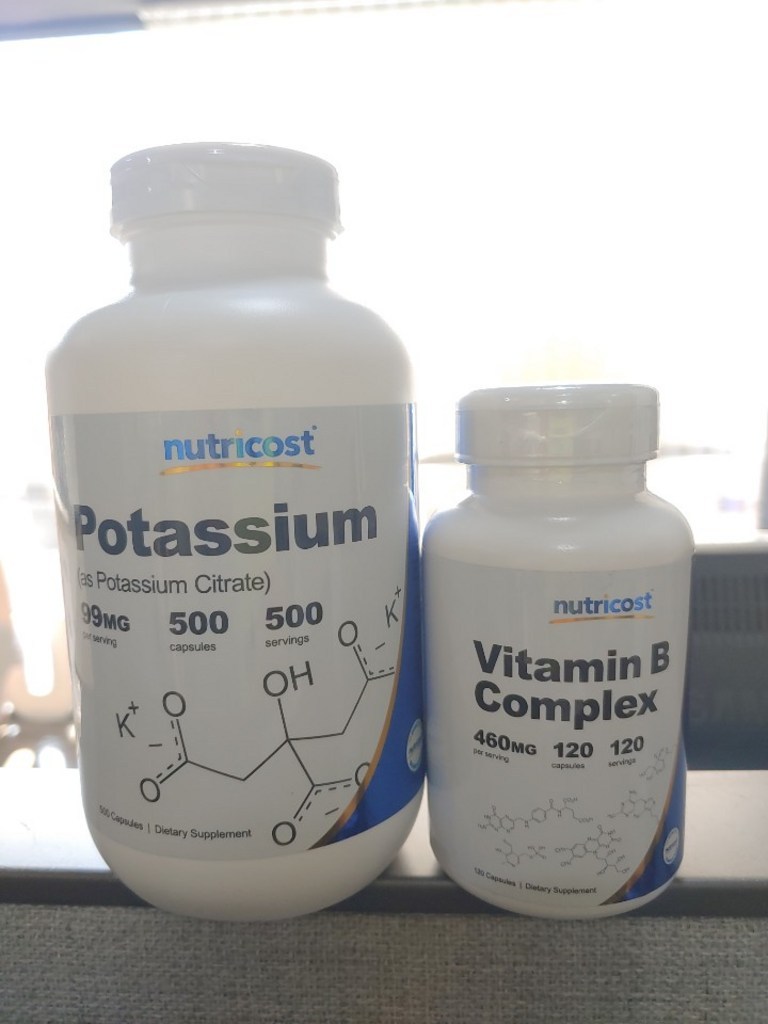 뉴트리코스트 구연산 칼륨 캡슐 500캡슐 1서빙 500회분 otassiu Citrate Casues