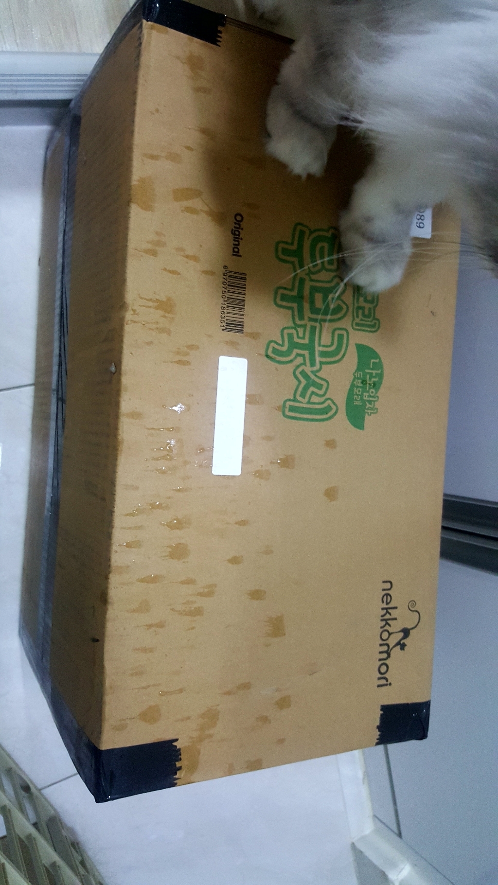 네꼬모리 두부국시 나노입자 고양이모래 오리지널