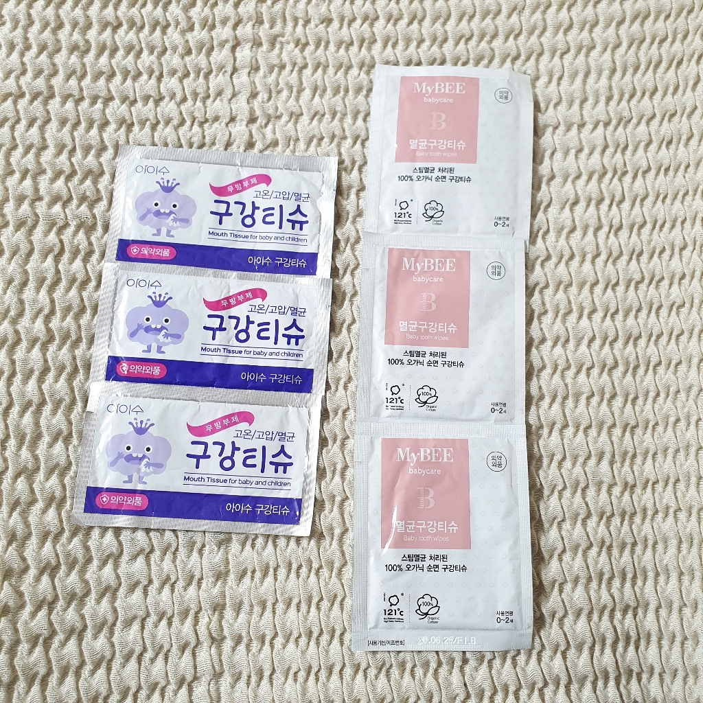 아이수 무방부제 구강티슈 50매입