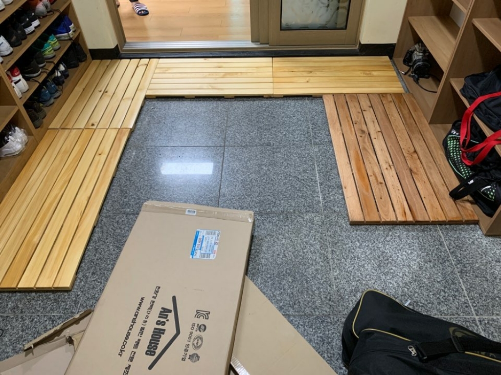 안스하우스 레드파인 원목발판 대형 84050035 리뷰후기
