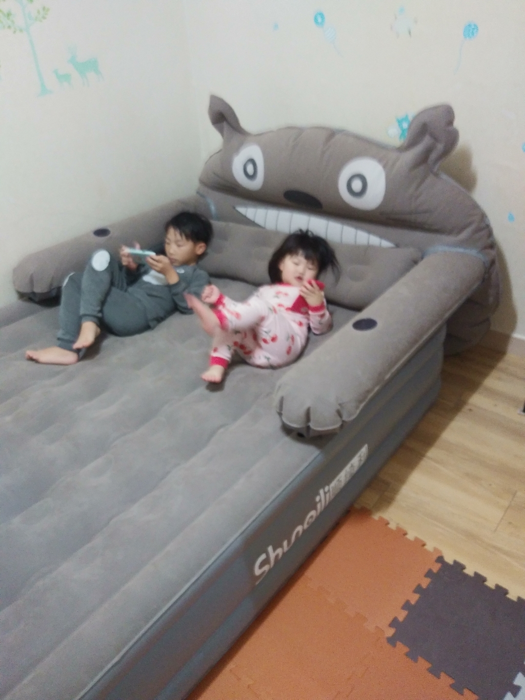 dw 에어매트 캐릭터 1인용 2인용 침대