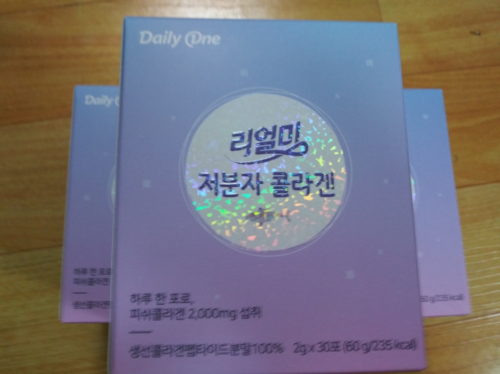 데일리원 리얼미 저분자콜라겐 리뷰후기