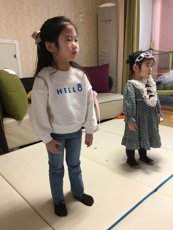 라라아망 여아용 뒷트임 부츠컷청바지