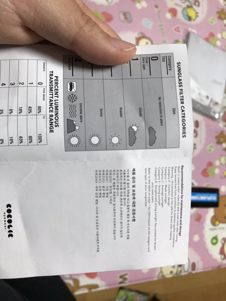 코코릭 아동용 링고 선글라스