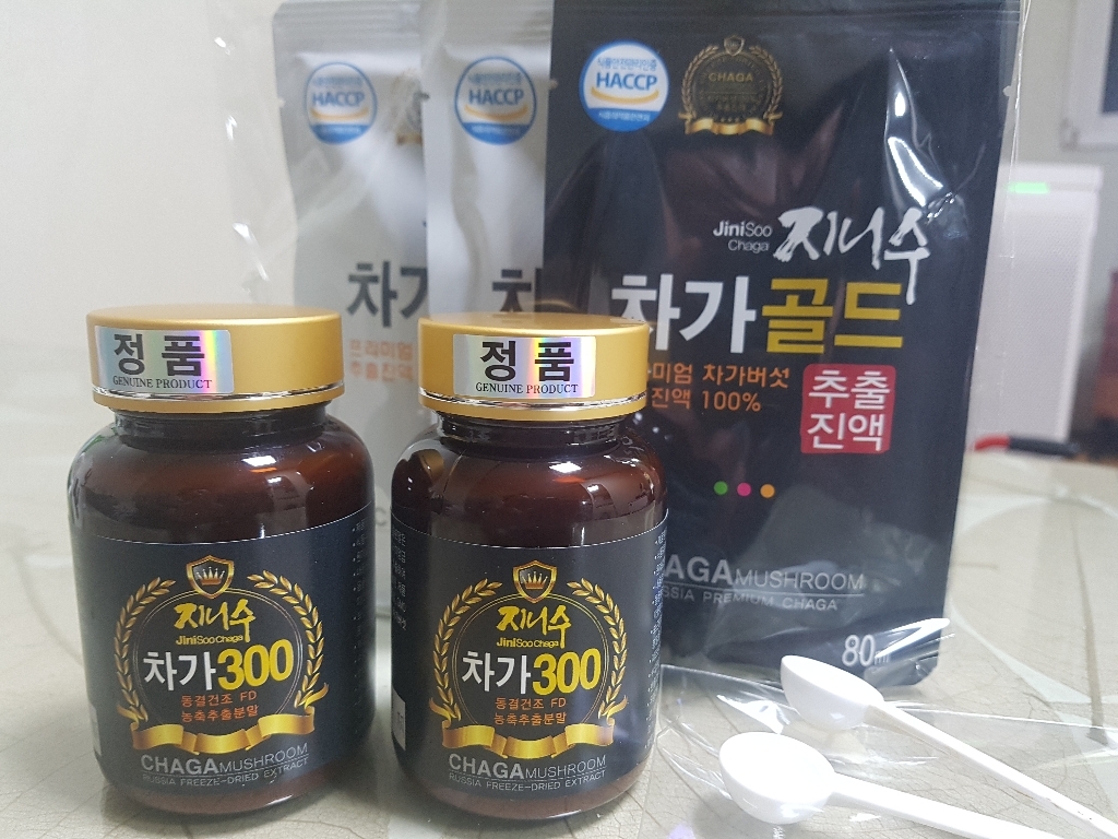 지니수 차가버섯 농축 분말 실속형