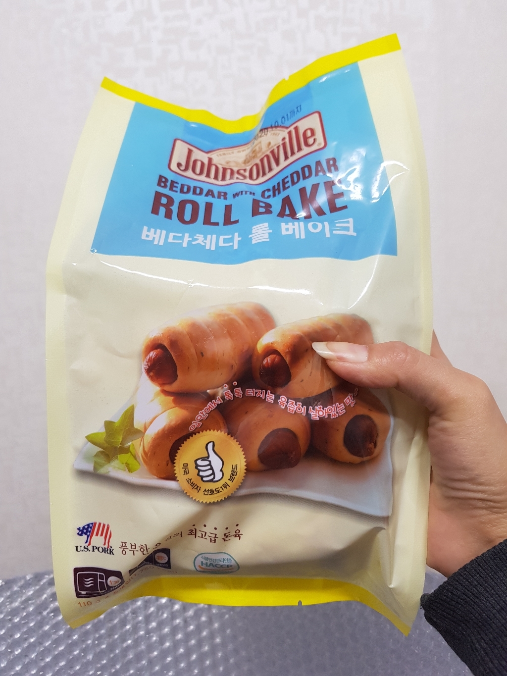 쟌슨빌 베다체다 베이크 핫도그 5개입 리뷰후기