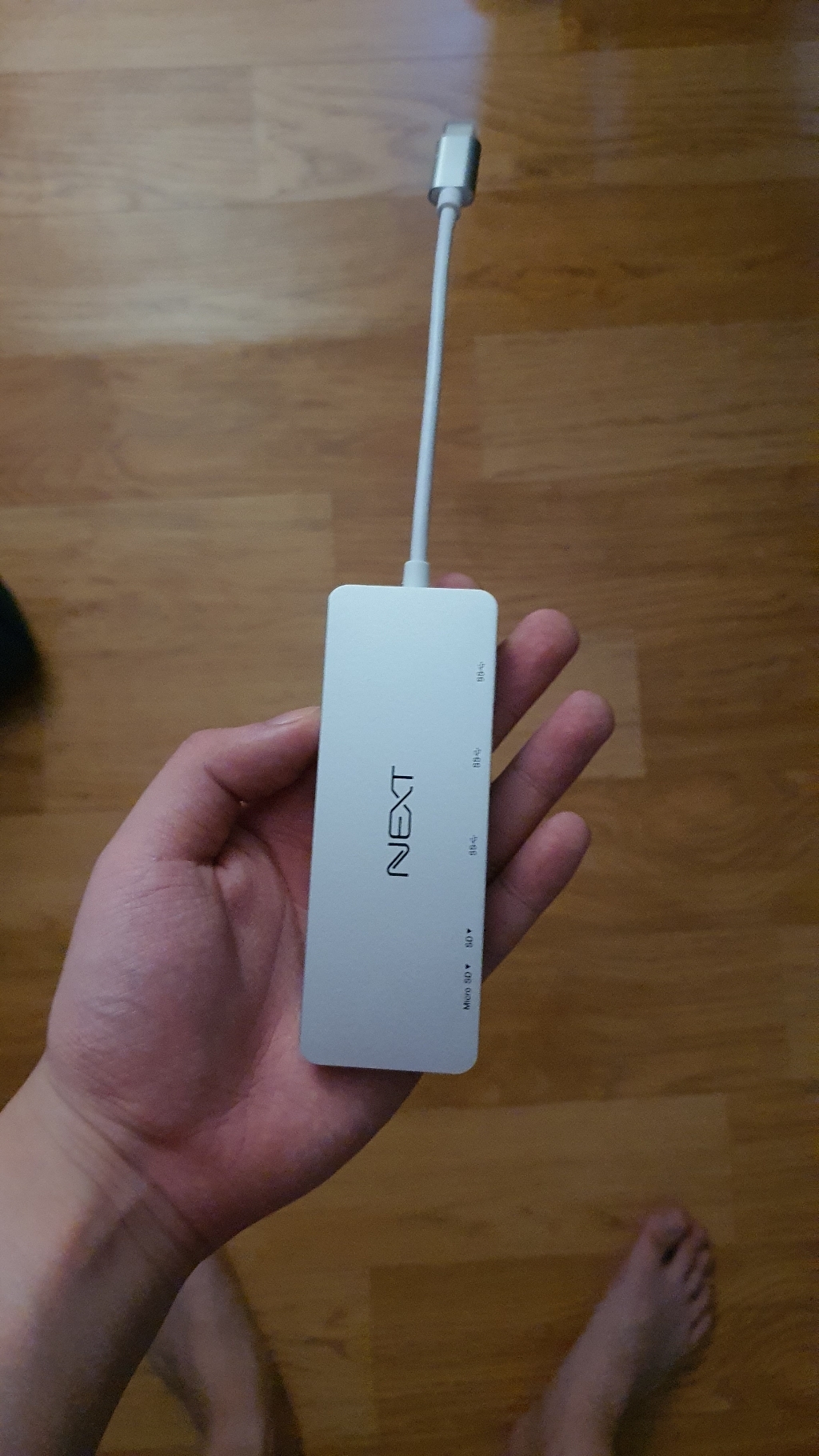 넥스트 Tye C to USB 303 SD icroSD 카드리더기 아답터 NEXT-9714TC