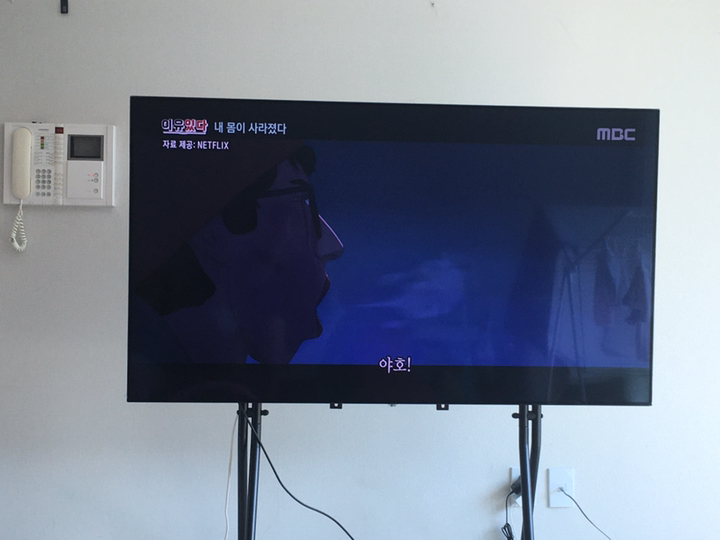 HYB 플로어 TV 스탠드 거치대