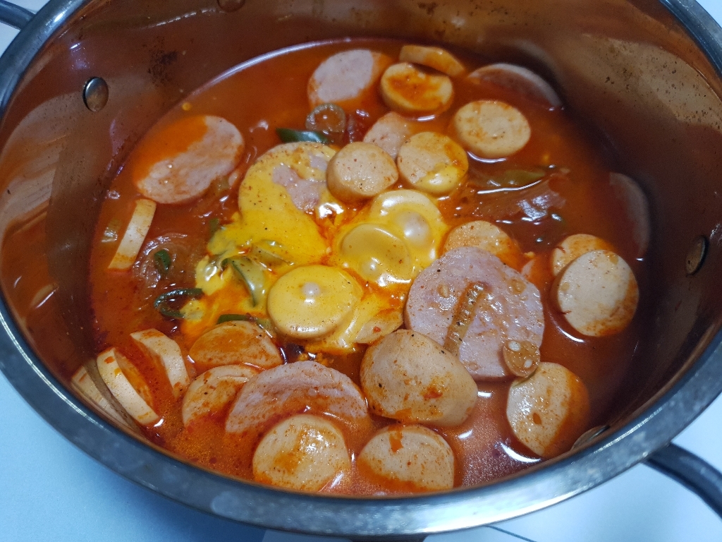 마이셰프 냄비가득 부대찌개 리뷰후기