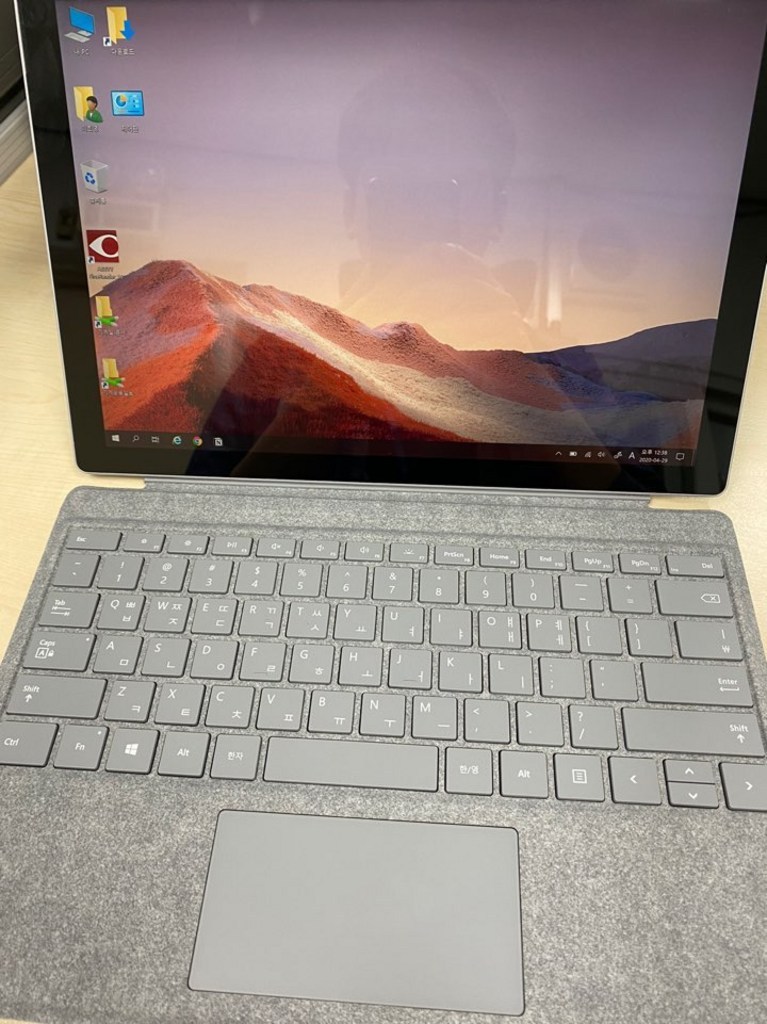 마이크로소프트 2020 Surface ro7 123 시그니처 플래티넘 타입커버